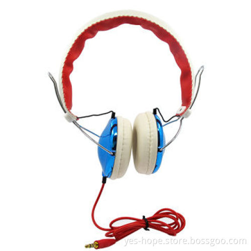 Computer headset with microphone for listening to music
